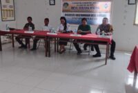 Bhabinkamtibmas Hadiri Musdesus Penetapan 27 KPM BLT-DD Desa Tubang Raeng