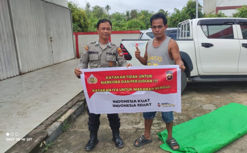 Patroli Dialogis Polsek Menjalin Edukasi Warga Bahaya Narkoba dan Judi Online