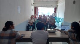 Bhabinkamtibmas Polsek Menyuke Hadiri Launching Program Makan Bergizi Gratis untuk Ratusan Siswa