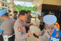 Propam Polres Landak Gelar Gaktiblin di Polsek Menyuke, Perkuat Disiplin dan Evaluasi Internal