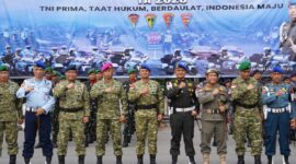 Upacara Operasi Gaktib & Yustisi TNI 2026 oleh Kodam XII/Tanjungpura di Pontianak Perkuat Disiplin Prajurit TNI