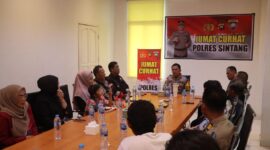Jumat Curhat Polres Sintang Bersama KBP3 Perkuat Sinergi Jaga Kamtibmas Kondusif