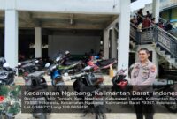 Polsek Ngabang Amankan Shalat Jumat di Masjid Baiturrahman, Jamaah Beribadah Aman dan Khusyuk