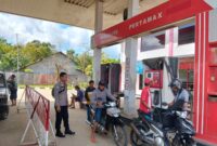 Polsek Mempawah Hulu Patroli Sambang SPBU Karangan Tingkatkan Kamtibmas