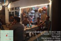 Patroli Dialogis Malam Polsek Air Besar, Polisi Dekatkan Diri dengan Warga