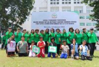 Persit KCK Cabang LXII Kodim 1310/Bitung Meriahkan HUT ke-80 dengan Olahraga Bersama dan Lomba Tradisional