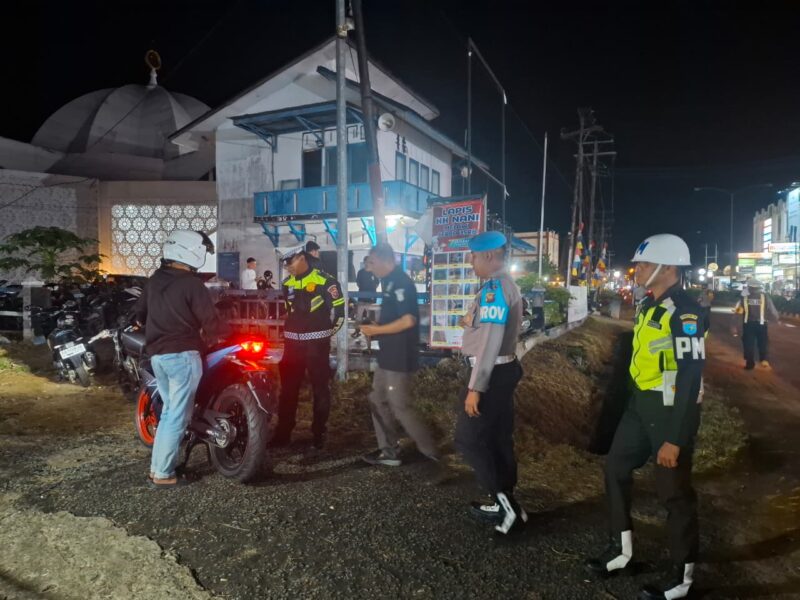 Penertiban Knalpot Brong Diperketat, Operasi Malam Amankan Puluhan Pelanggar