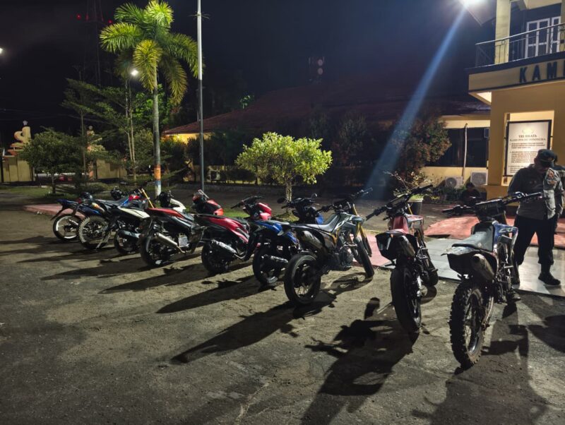 Operasi Gabungan Polisi Tekan Pelanggaran Lalu Lintas dan Balap Jalanan