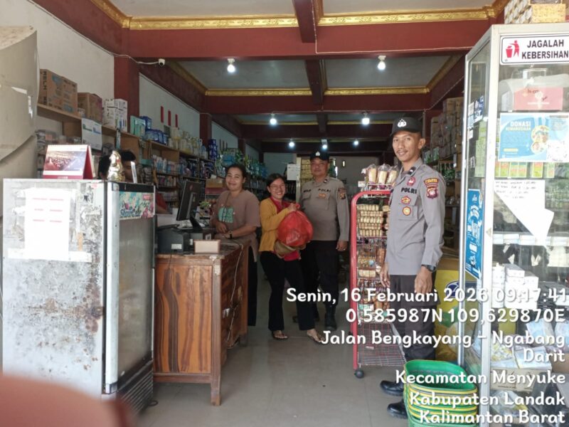 Patroli siang Polsek Menyuke