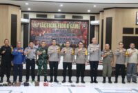 Pengamanan Terpadu Imlek dan Cap Go Meh Disimulasikan Lewat Tactical Floor Game