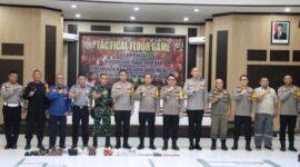 Pengamanan Terpadu Imlek dan Cap Go Meh Disimulasikan Lewat Tactical Floor Game
