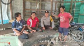 Pendekatan Humanis Bhabinkamtibmas Air Besar, Sambang Warga dan Perkuat Keamanan Lingkungan