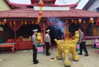 Jelang Imlek 2577 dan Cap Go Meh, Polres Sintang Intensifkan Patroli dan Pengecekan Vihara
