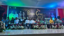 Kodim 1204/Sanggau Hadiri Semarak Pawai Obor Sambut Ramadan 1447 H