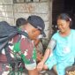 Layanan Kesehatan Warga Desa Selangkut Raya Diperkuat Satgas TMMD