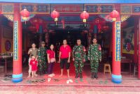 Babinsa Kodim 1208 Sambas Amankan Perayaan Imlek 2026, Jaga Kondusivitas dan Toleransi Antarumat