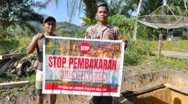 Pencegahan Karhutla Diperkuat, Polisi Sosialisasi Langsung ke Masyarakat Desa