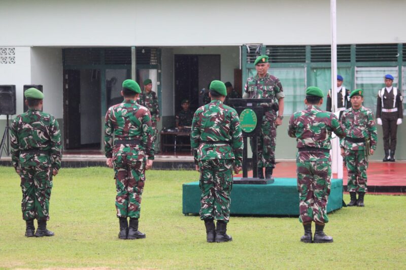 Upacara Bendera 17 Februari 2026 Kodim 1204/Sanggau Tegaskan Disiplin dan Loyalitas Prajurit