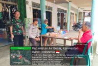 Pendekatan Humanis Polisi Air Besar, Sambangi Warga Santai Sambil Sampaikan Imbauan Kamtibmas