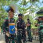 Irdam XII/Tanjungpura Tinjau Satgas Pamtas Yonif 643/Wanara Sakti di Perbatasan RI-PNG, Tekankan Kesiapsiagaan dan Binter