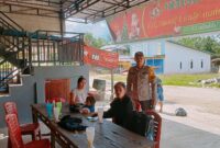 Patroli Dialogis Polsek Kuala Behe, Polisi Ajak Warga Jaga Kamtibmas