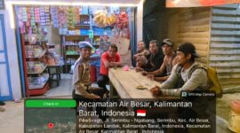 Saat Tarawih, Polsek Air Besar dan Warga Patroli Malam Jaga Keamanan