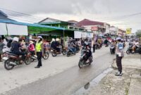 Pasar Juadah Ramai Jelang Berbuka, Polres Landak Atur Lalu Lintas dan Pengamanan