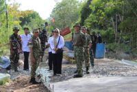 Danrem 121/Abw Tinjau TMMD ke-127 di Sintang, Percepat Pembangunan dan Kesejahteraan Warga