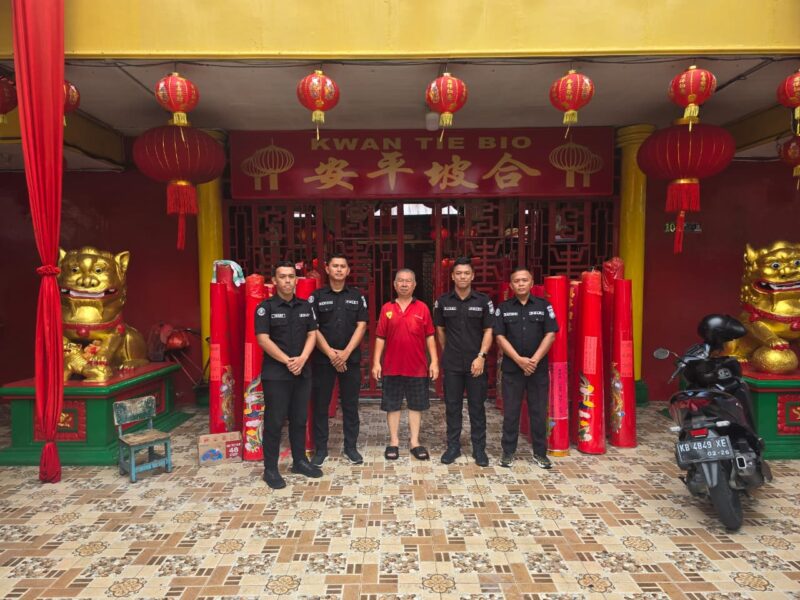 Pengamanan Cap Go Meh Pontianak Diperkuat, Puluhan Personel Polda Kalbar Diterjunkan