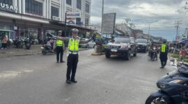 Satlantas Polres Melawi Atur Lalu Lintas di Titik Ngabuburit, Cegah Macet dan Kecelakaan Saat Ramadan