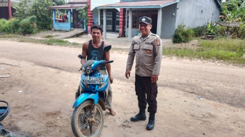 Patroli Dialogis Polsek Kuala Behe Sambangi Warga, Polisi Ajak Jaga Keamanan Lingkungan