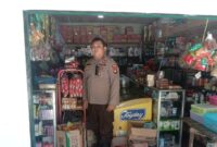 Polsek Sebangki Sambangi Toko Warga, Polisi Beri Imbauan Cegah Pencurian