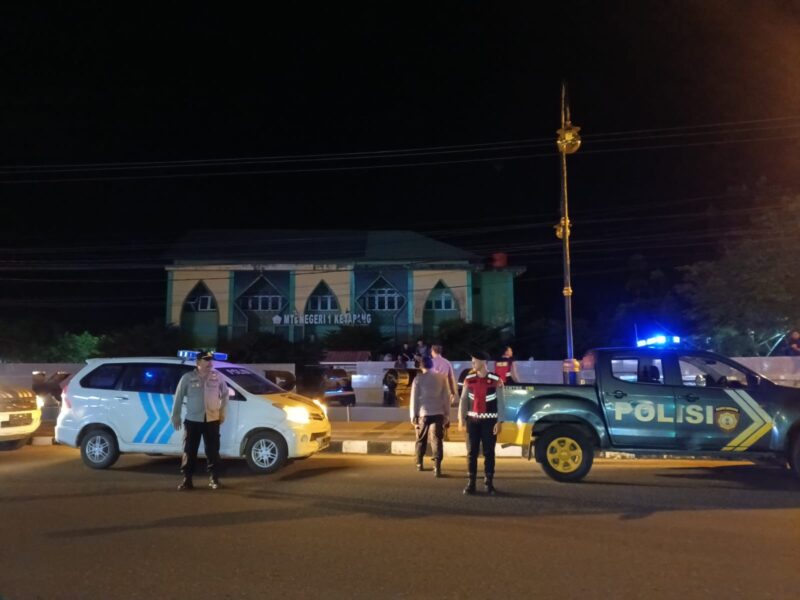 Polres Ketapang Gelar Patroli UKL III, Cegah Balap Liar dan Knalpot Brong di Kota