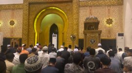 Polisi Hadir di Masjid Mujahidin, Warga Diajak Waspada dan Peduli Lingkungan Selama Ramadan