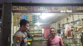 Patroli Malam Subsektor Sompak, Polisi Sambangi Warga Cegah Tindak Pidana