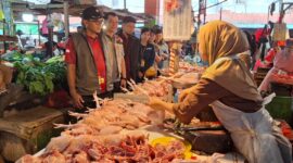 Satgas Saber Pangan Kalbar Cek Pasar Kemuning, Harga Sembako Pontianak Aman Selama Ramadan