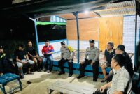 Jelang Ramadhan, Sat Binmas Polres Melawi Sambangi Pos Satkamling di Nanga Pinoh