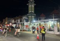 Polres Ketapang Amankan Sholat Tarawih, Lalu Lintas di Delta Pawan Dijaga Polisi