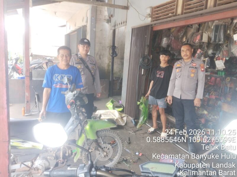 Samapta Polsek Menyuke Patroli Siang, Warga Diingatkan Waspada Modus Kejahatan
