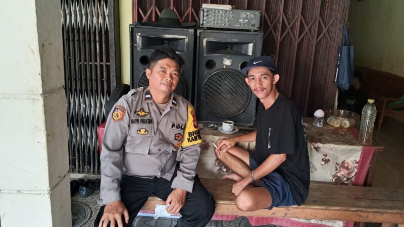 Patroli Rutin Polsubsektor Jelimpo, Polisi Imbau Keamanan dan Ketahanan Pangan Warga