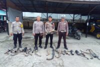 Penertiban Lalu Lintas di Sekolah, Polisi Amankan Belasan Motor Berknalpot Brong