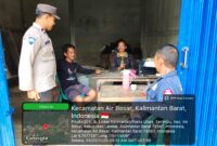 Polisi Humanis: Polsek Air Besar Ajak Warga Landak Jaga Keamanan Lingkungan