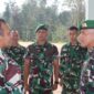 Tingkatkan Profesionalisme Prajurit, Danrem 121/Abw Monitoring Markas Yonif TP 833/BD