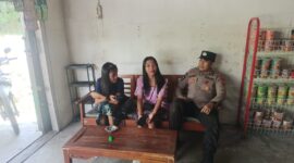Patroli Siang Polsek Menjalin, Polisi Ajak Warga Desa Menjalin Bersama Jaga Kamtibmas