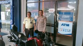 Polisi Sambangi Satpam Bank, Cegah Kejahatan Modus Nasabah di Sengah Temila