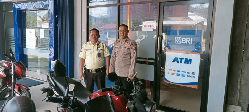 Polisi Sambangi Satpam Bank, Cegah Kejahatan Modus Nasabah di Sengah Temila