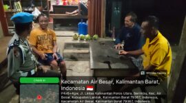 Cegah Pencurian Rumah Kosong, Polsek Air Besar Intensifkan Patroli