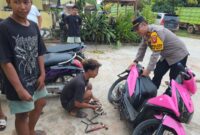 Polisi Manis Mata Razia Knalpot Brong, Motor Remaja Ditilang