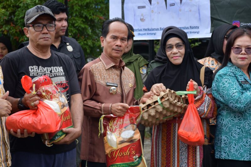 Pemkab Sintang Tekan Harga Pangan Lewat Operasi Pasar Murah 2026
