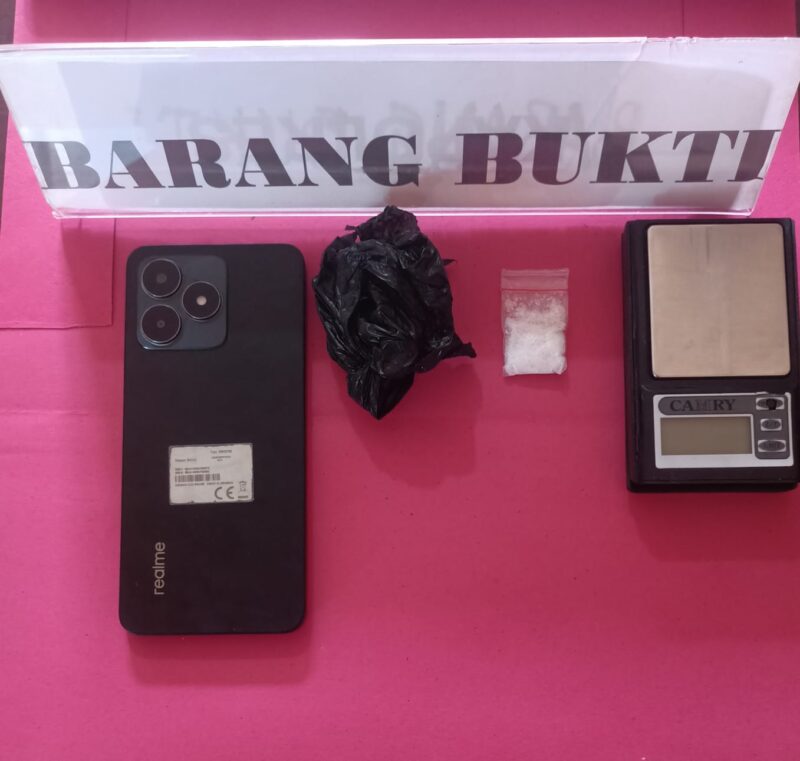 Peredaran Narkoba Digagalkan, Polisi Amankan Barang Bukti Sabu